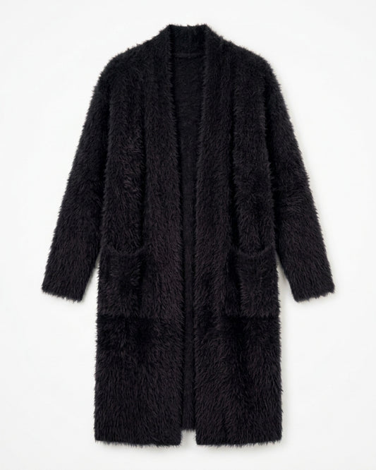 Langer Damen-Cardigan mit Taschen