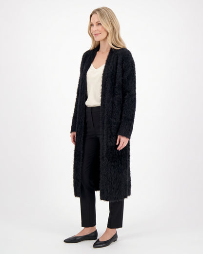 Langer Damen-Cardigan mit Taschen