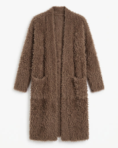 Langer Damen-Cardigan mit Taschen
