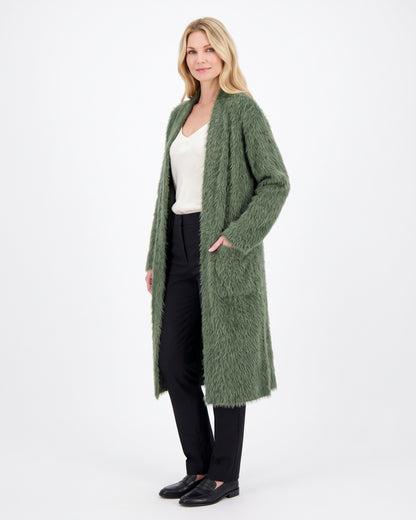 Langer Damen-Cardigan mit Taschen