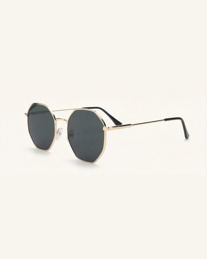 Retro Oktagon-Sonnenbrille